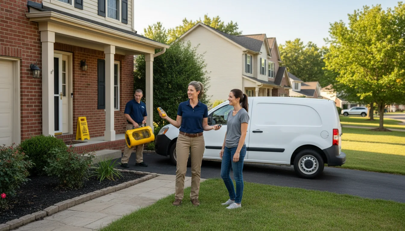 Water restoration image for Fire And Smoke Damage Restoration in Rocky Hill, KY